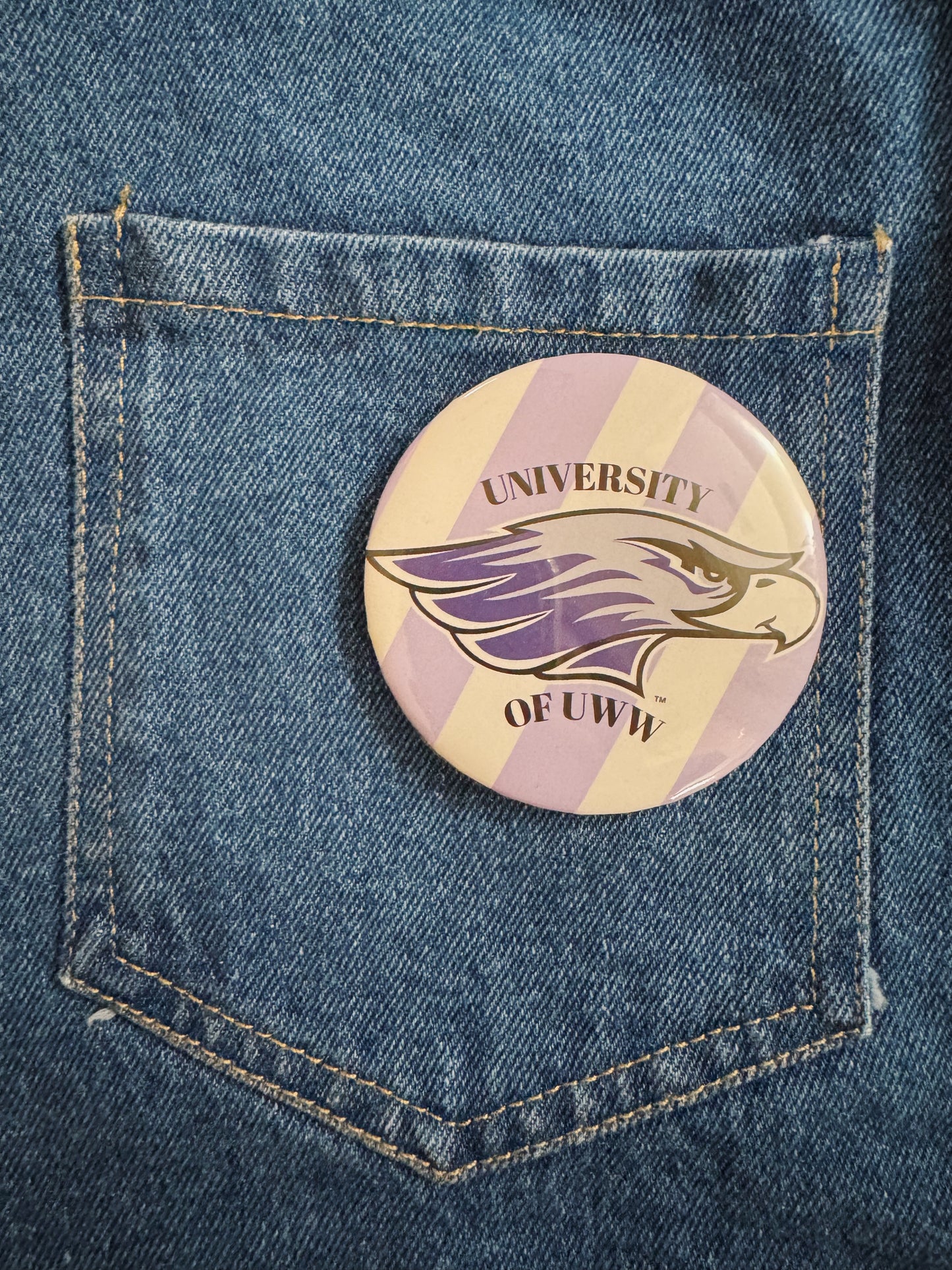 UWW Mascot Button