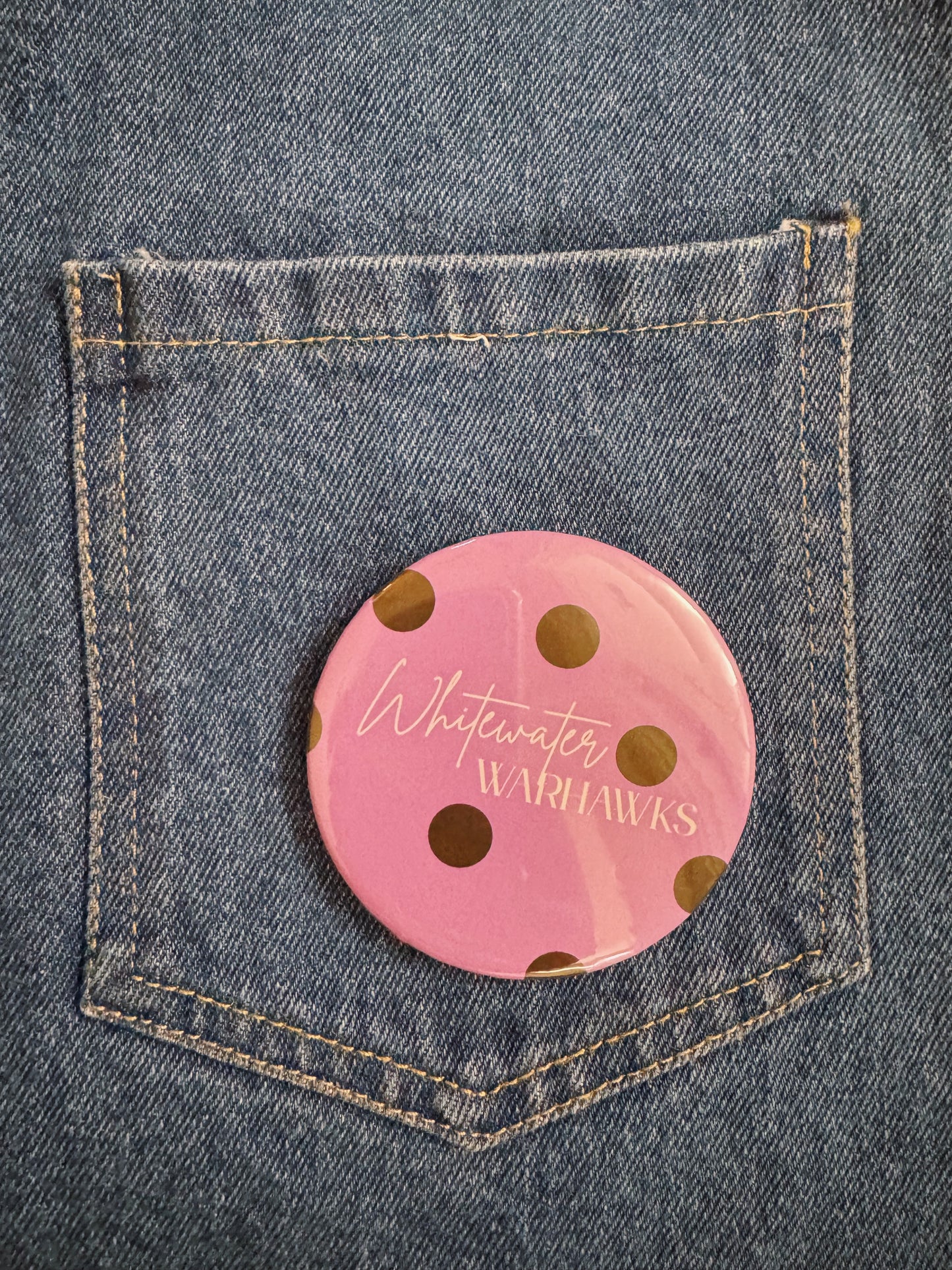Whitewater Warhawks Button