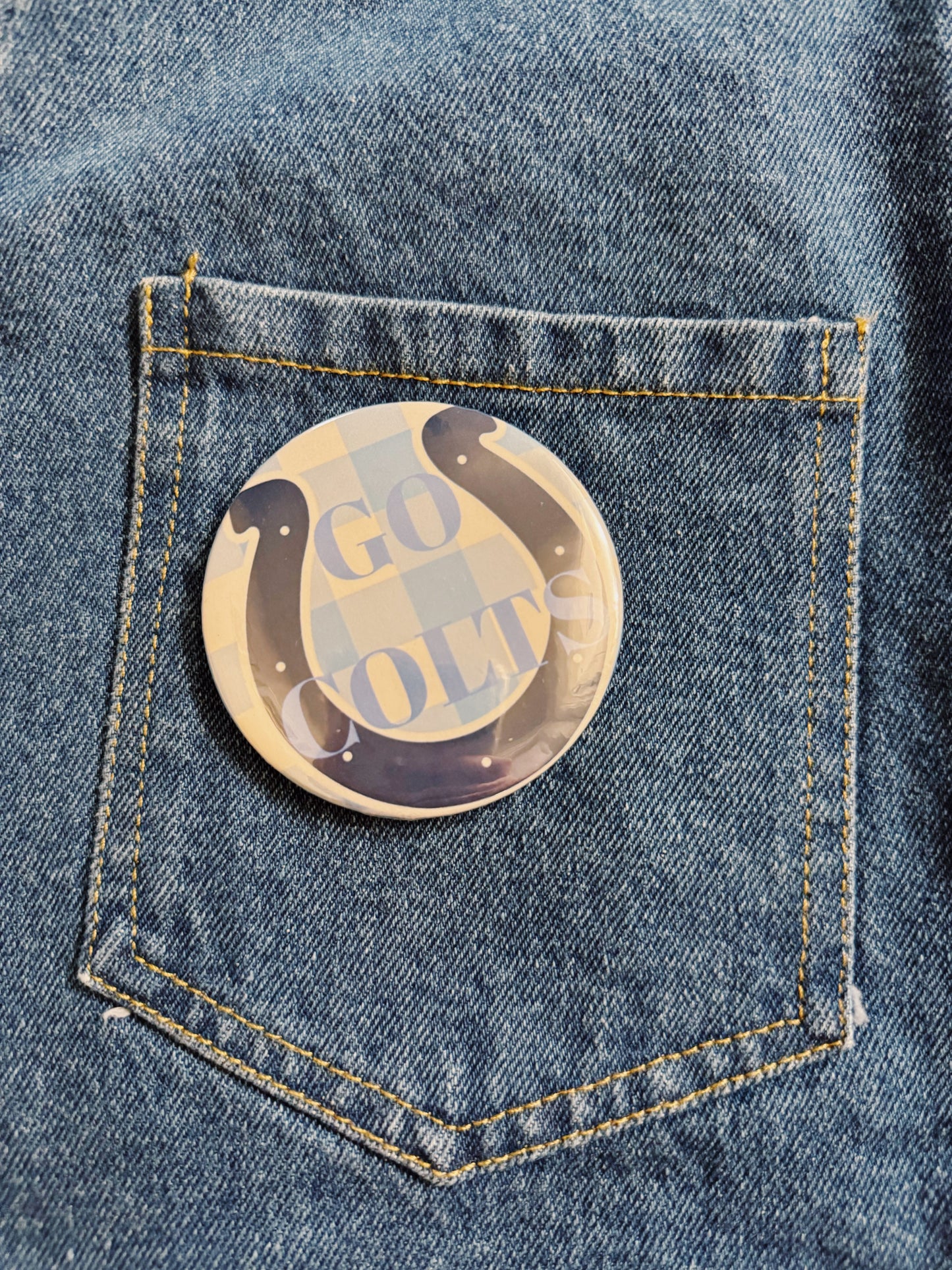 The Go Colts Button